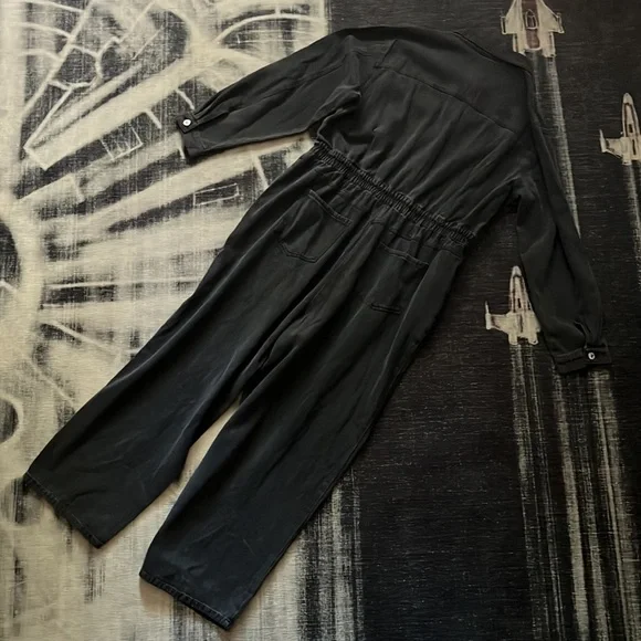 Dark Denim Jumpsuit - Picture 5 of 7